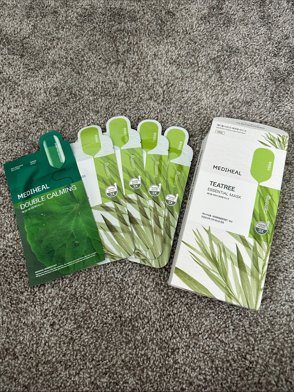 New Korean Mediheal Mask Pack (Calming + Double Calming 5pc)